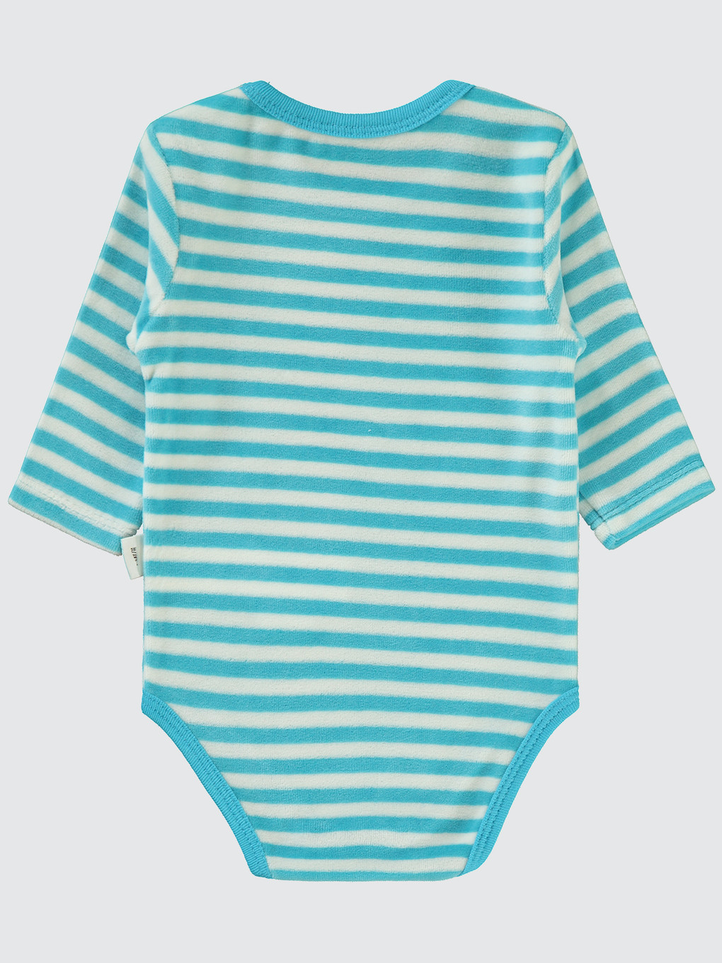 Baby Bebek Çıtçıtlı Badi 1-18 Ay Açık Mavi-1