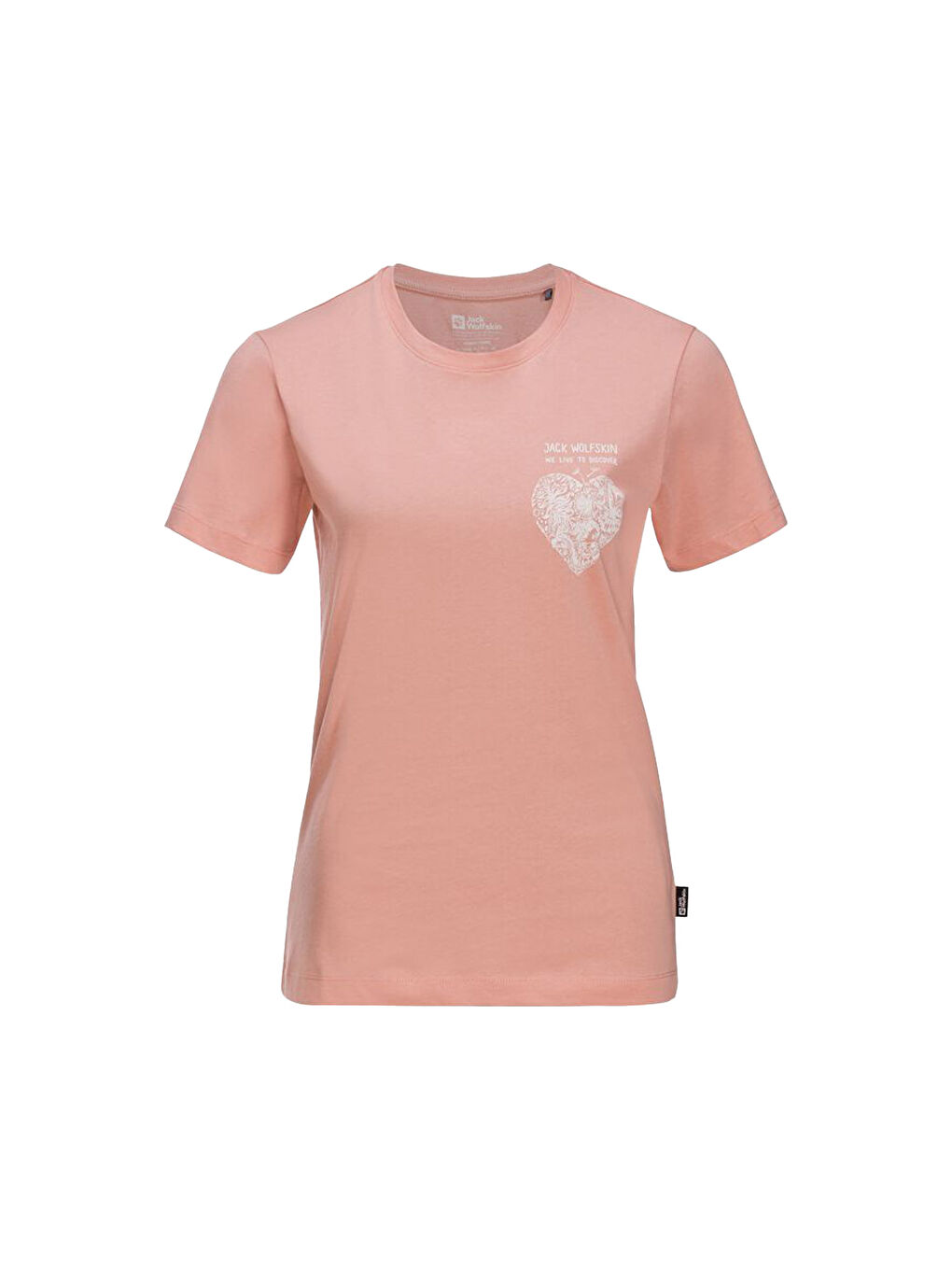 Pembe Discover Heart T Kadın Tişört