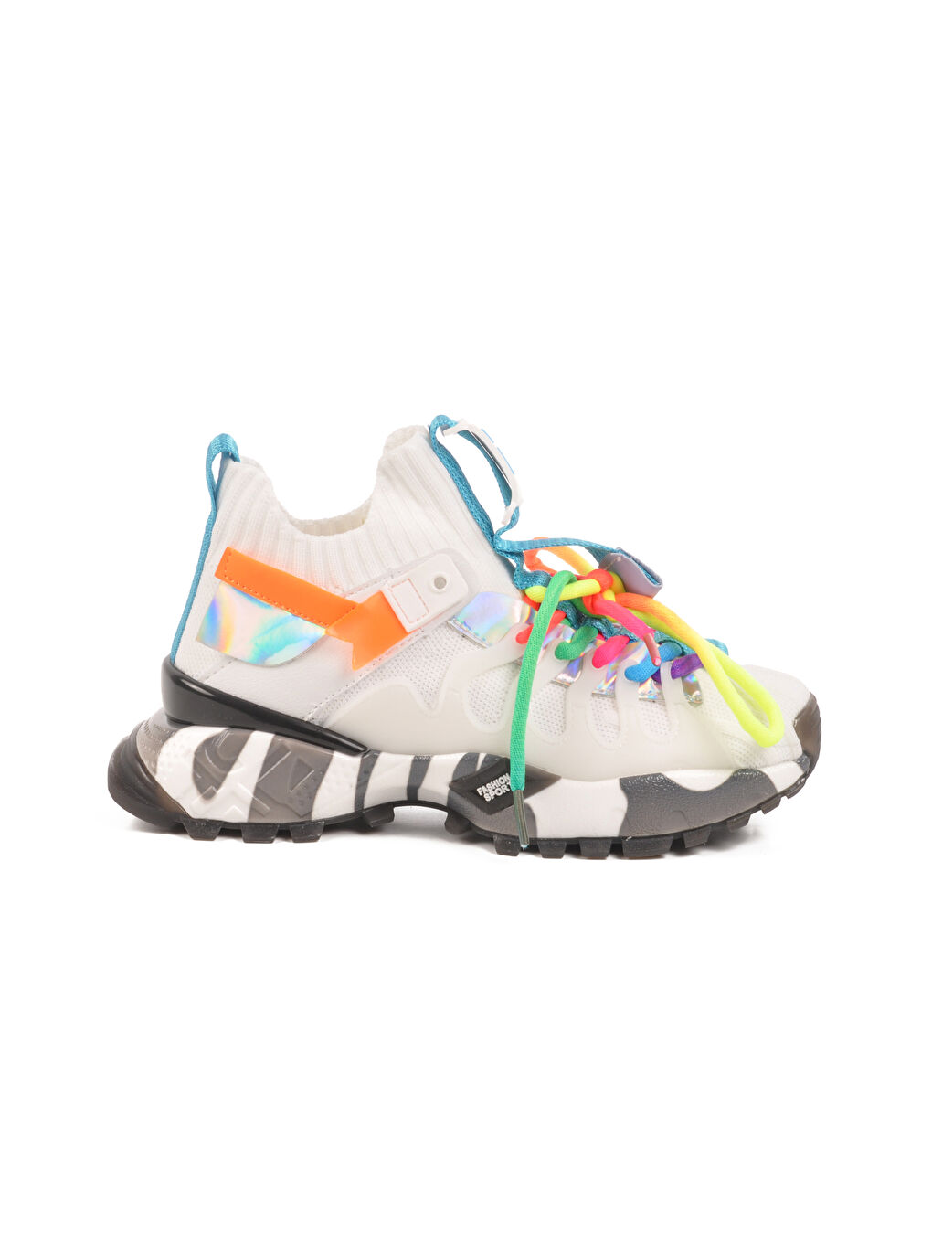 Beyaz Anorak Hafif Unisex Çocuk Spor Ayakkabı 25Y638-1 F