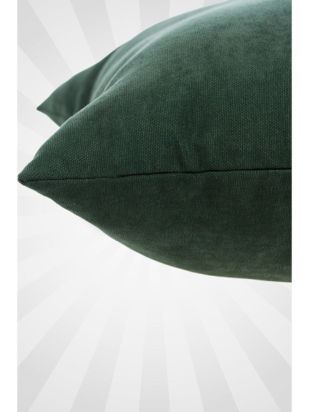 Kahverengi Toprak Kırlent Kılıfı Dekoratif Düz Sade Velür 224-1