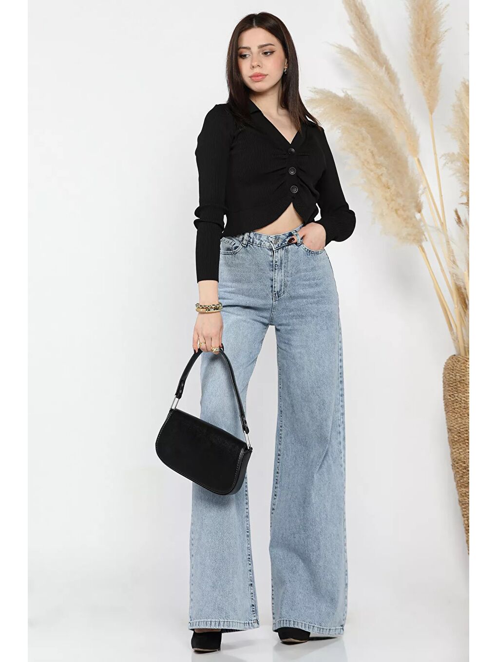 Mavi Kadın Palazzo Jean Jean Pantolon-1