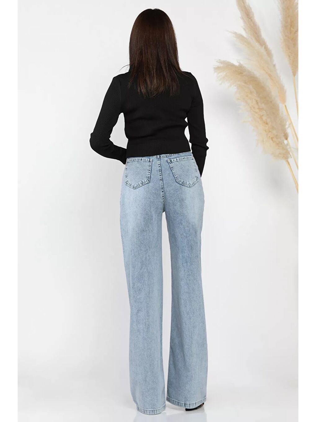 Mavi Kadın Palazzo Jean Jean Pantolon-3