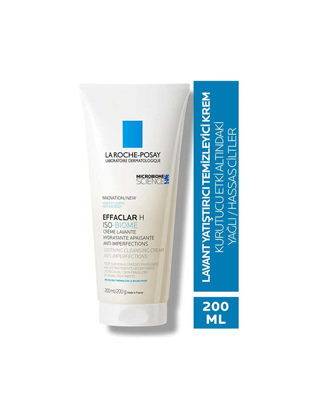 Effaclar H ISO-Biome Yatıştırıcı Temizleyici Krem 200ml-1