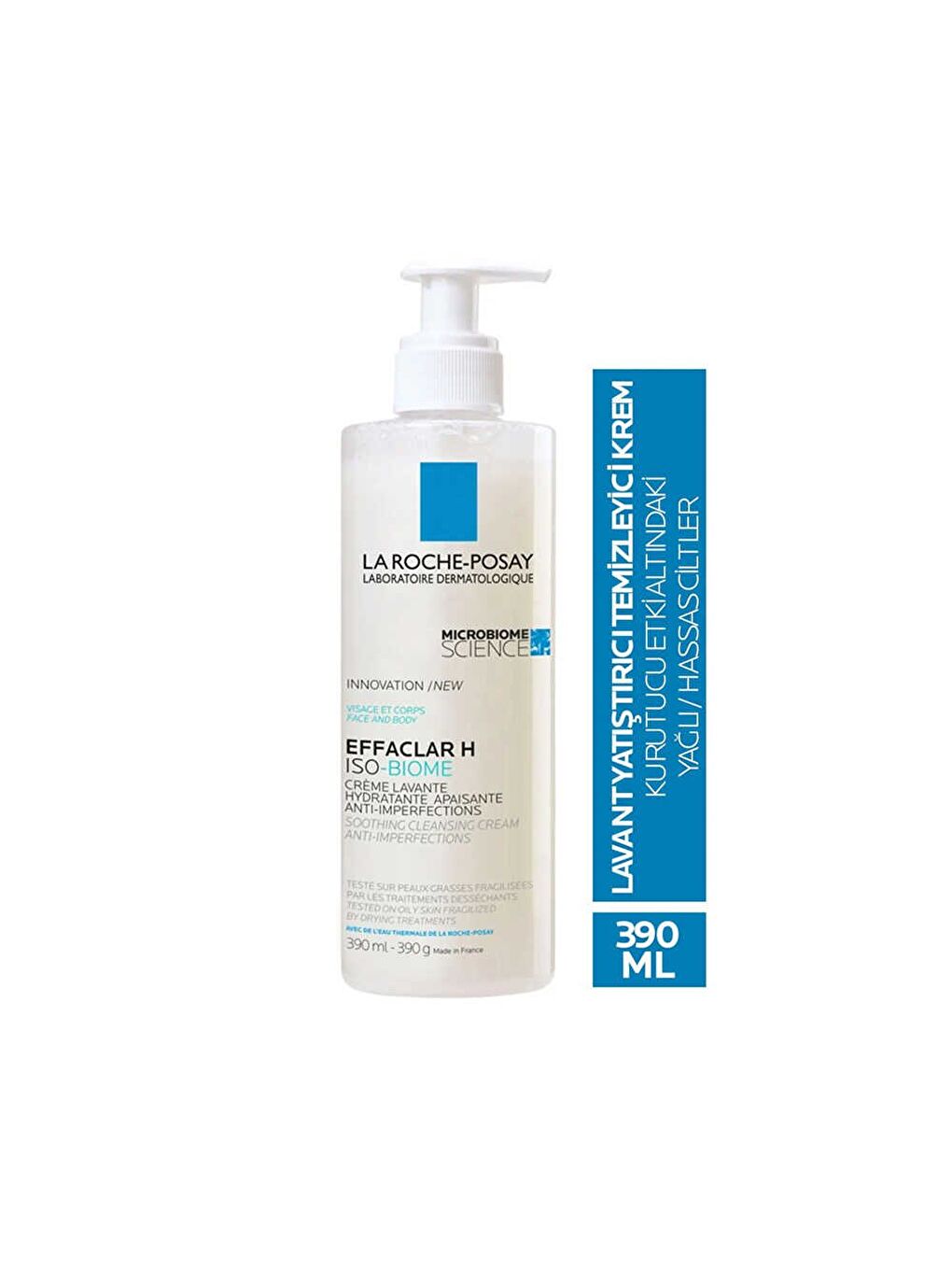 Effaclar H ISO-Biome Yatıştırıcı Temizleyici Krem 390ml-1