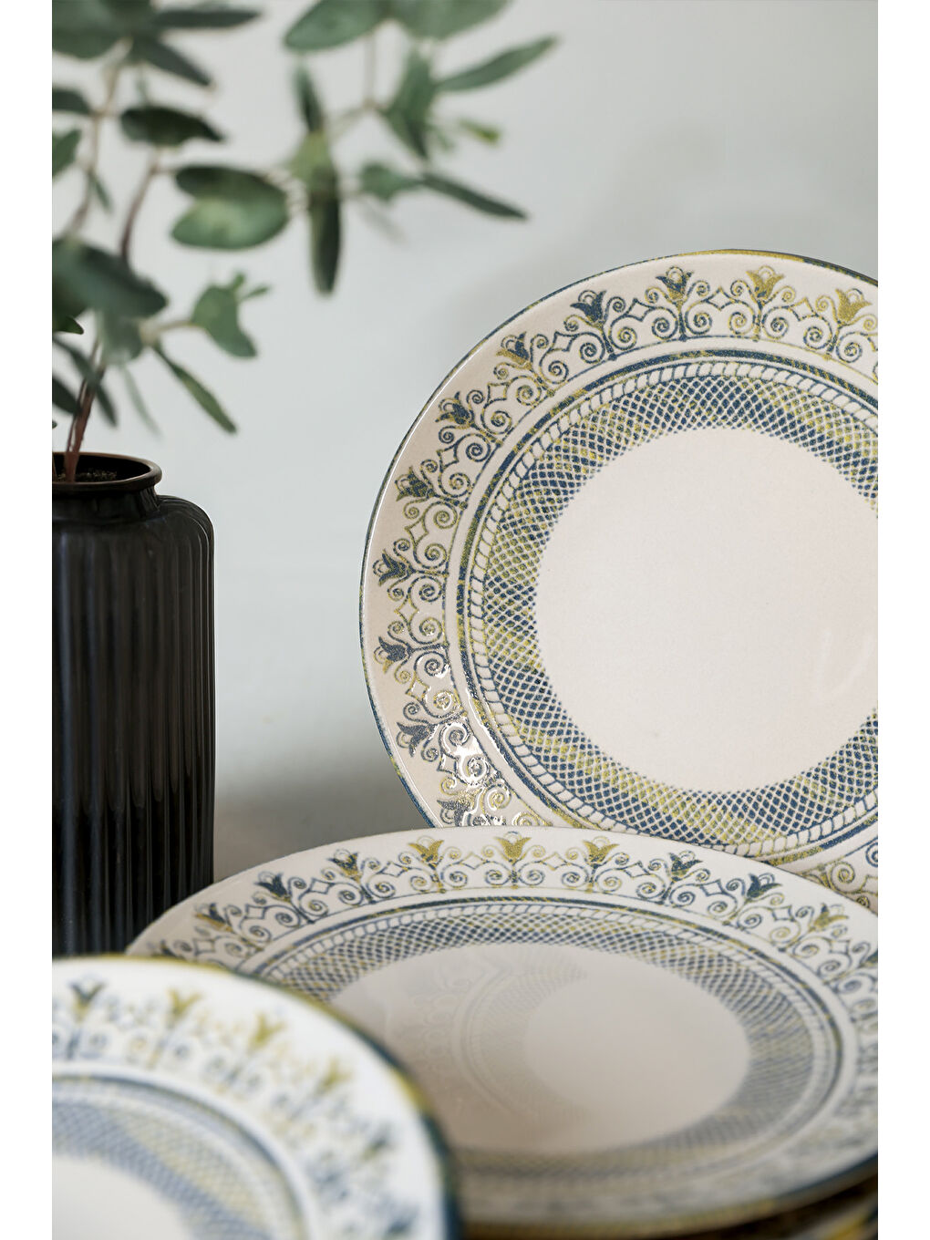 Karışık Professional Mirabella Ege Pasta Tabağı 20 Cm 6 Adet-2