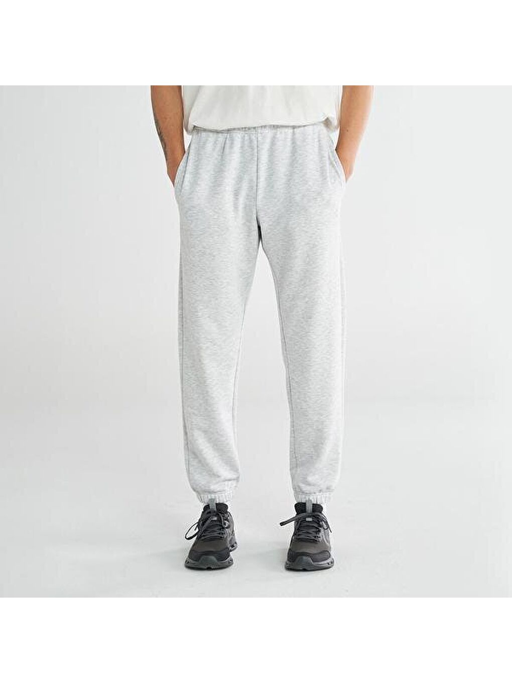 T-Pulse Regular Erkek Gri Eşofman Altı