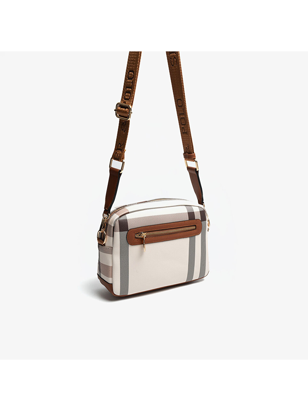 Karışık Kadın SP1201-M48 SILVER POLO Çapraz Çanta Krem-Taba-4