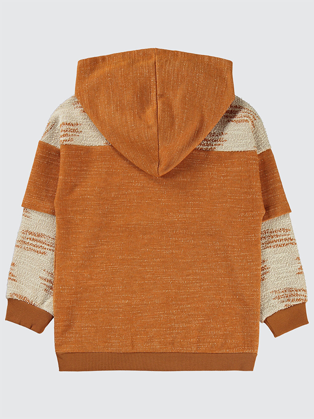 Kahverengi Boys Erkek Çocuk Sweatshirt 6-9 Yaş Hardal-1