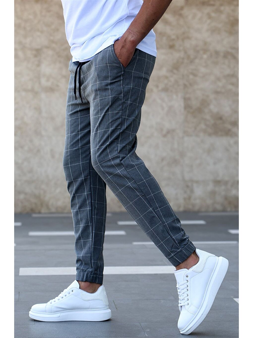 Ekoseli Antrasit Jogger Mad4081-3