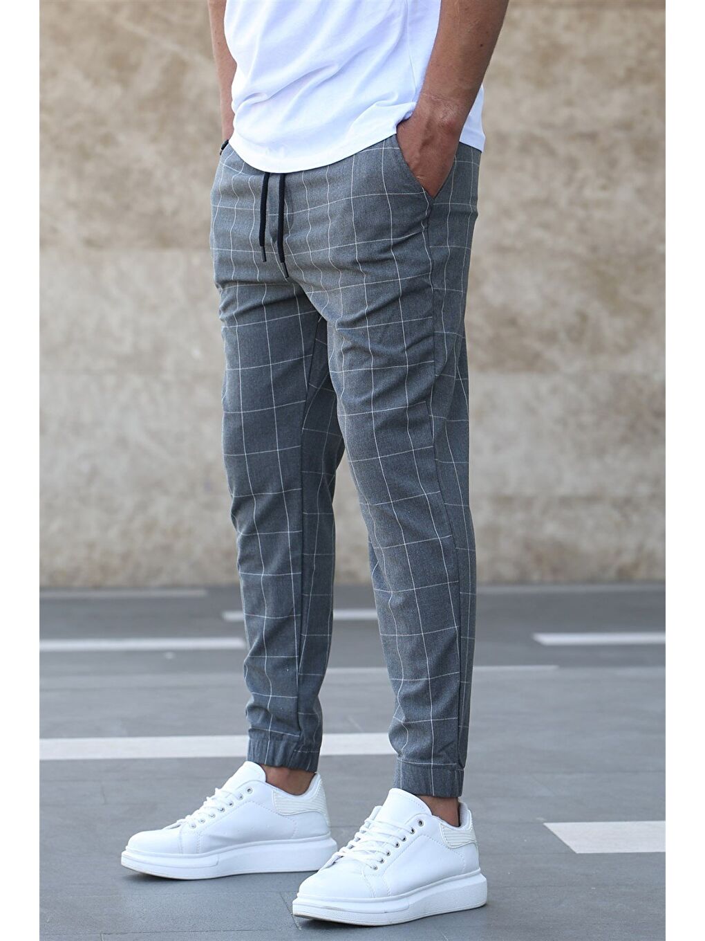 Ekoseli Antrasit Jogger Mad4081-4