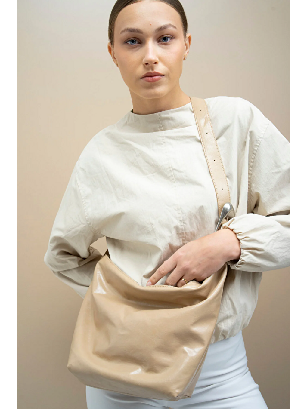 Bej Kadın Omuz Çantası BYN2247