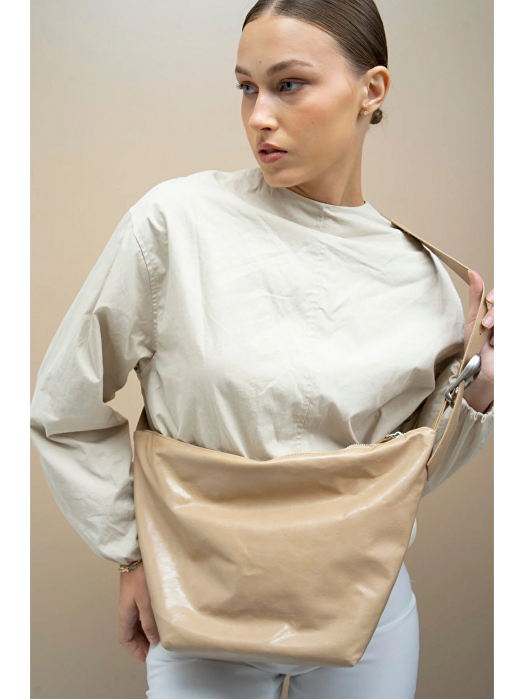 Bej Kadın Omuz Çantası BYN2247-1