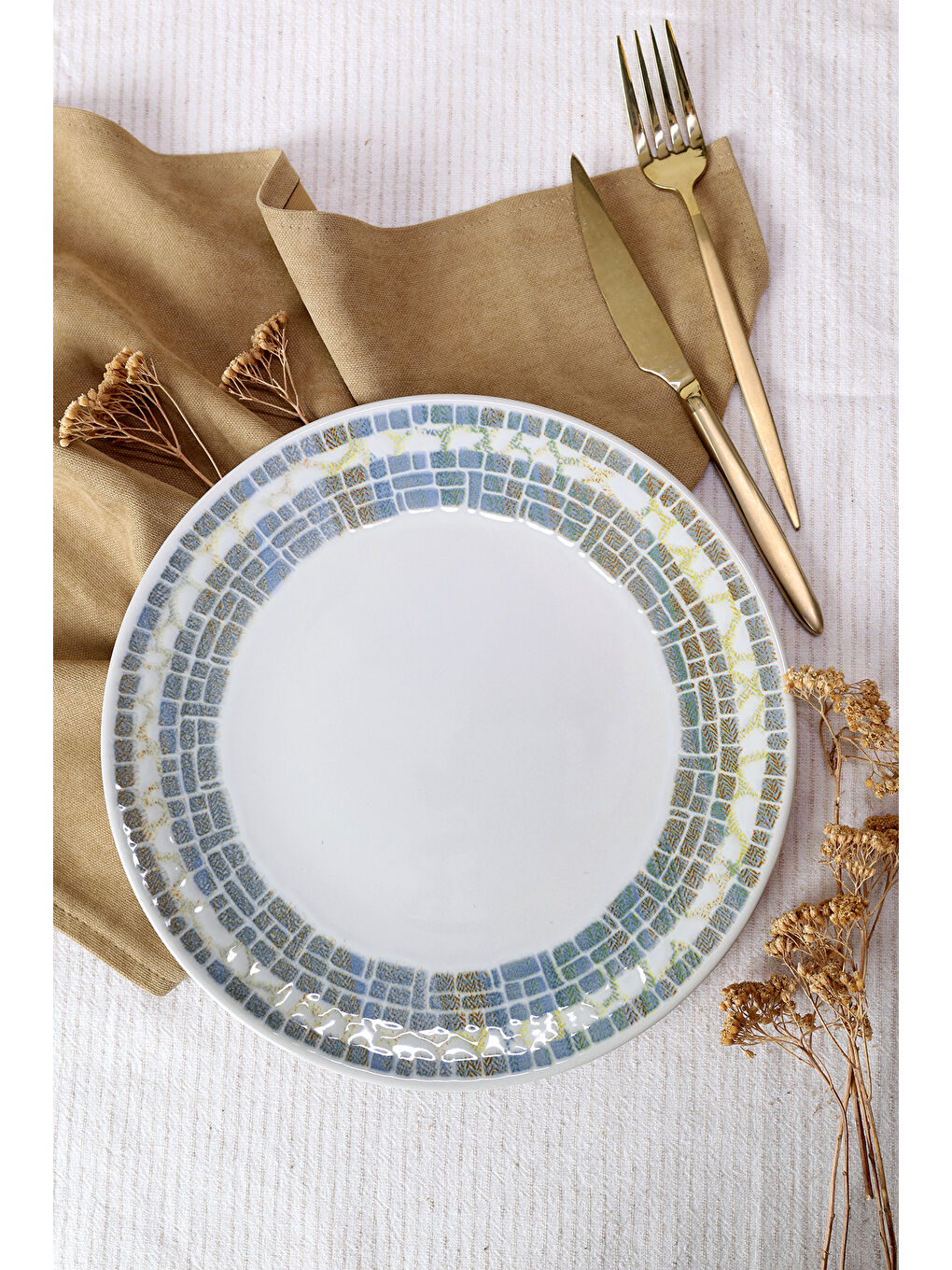 Karışık Professional Mosaica Pergamon Servis Tabağı 27 Cm 6 Adet-2