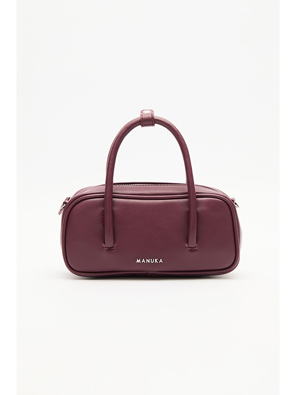 Kırmızı Mini Bowlıng Çanta Vişne