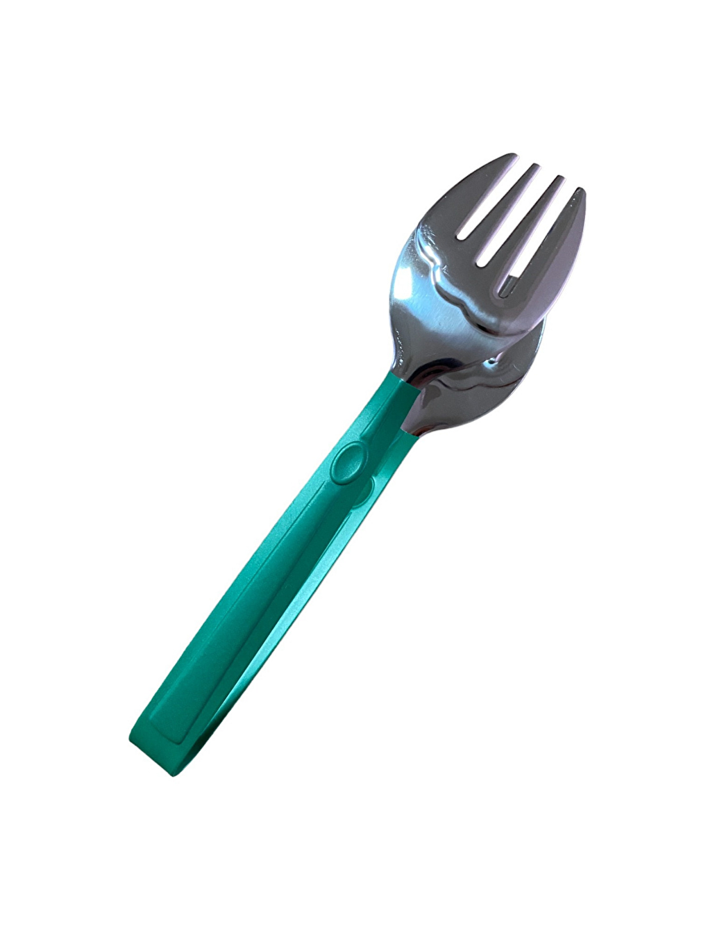 Gri Lüks 3 Parça Gümüş Yeşil Paslanmaz Çelik Maşa Seti-3