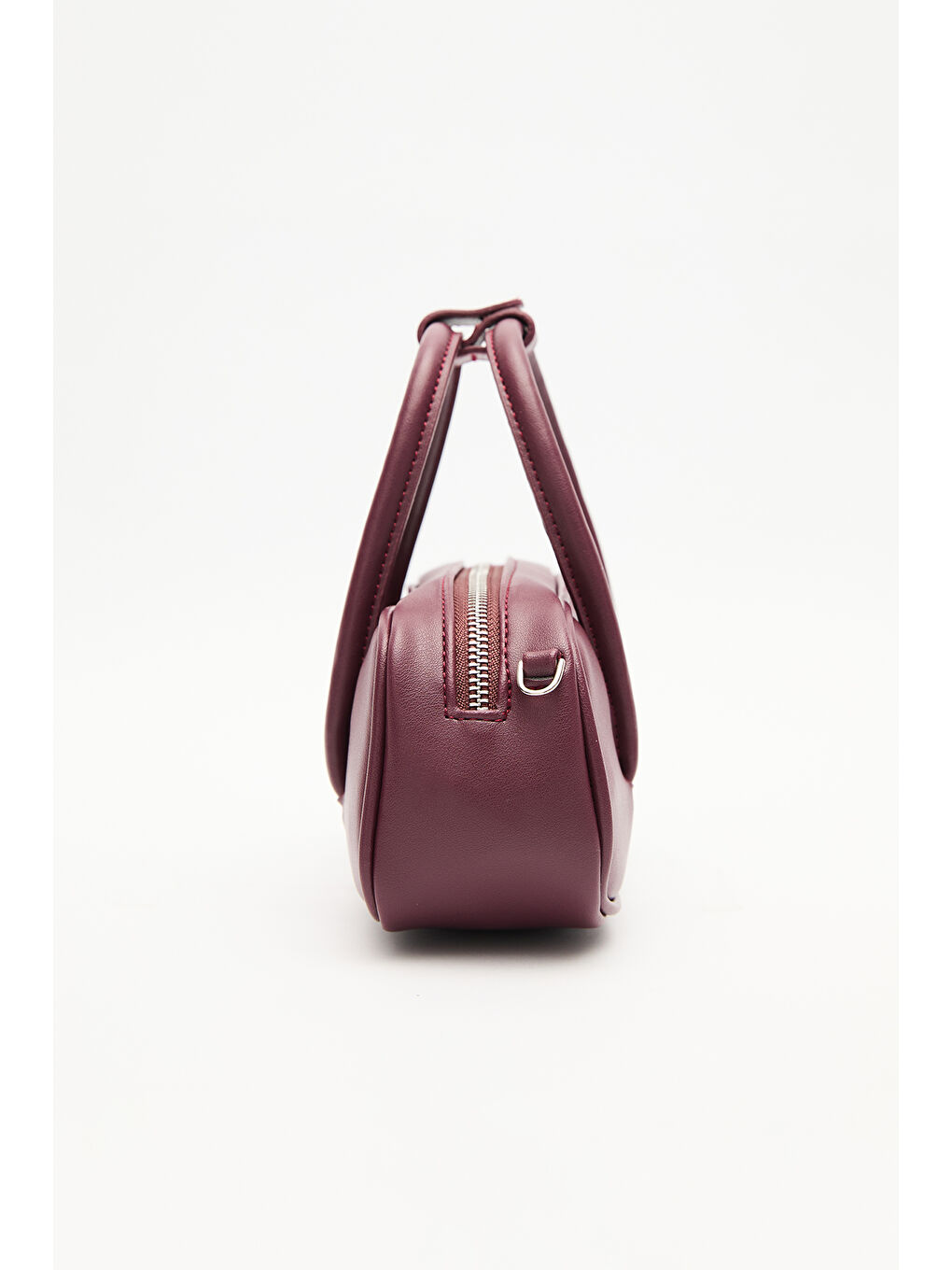 Kırmızı Mini Bowlıng Çanta Vişne-3