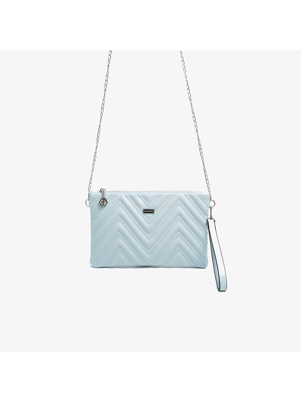 Kadın Portföy Çantası SP1250-M211 SILVER POLO Portföy & Clutch Mavi-Mavi-3