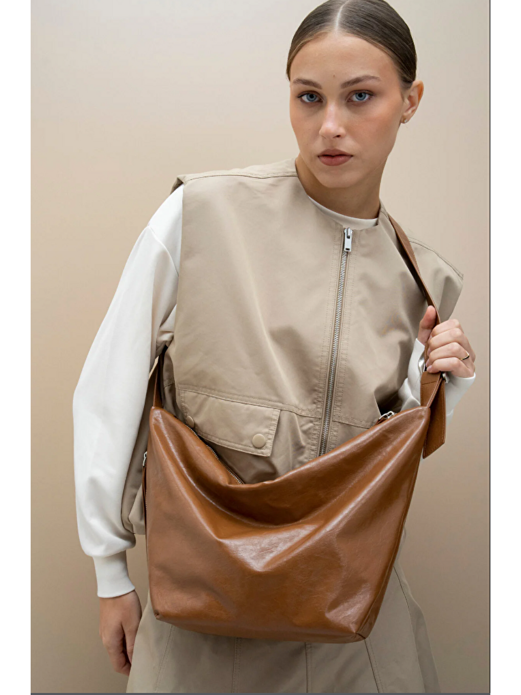 Kahverengi Kadın Omuz Çantası BYN2247-1