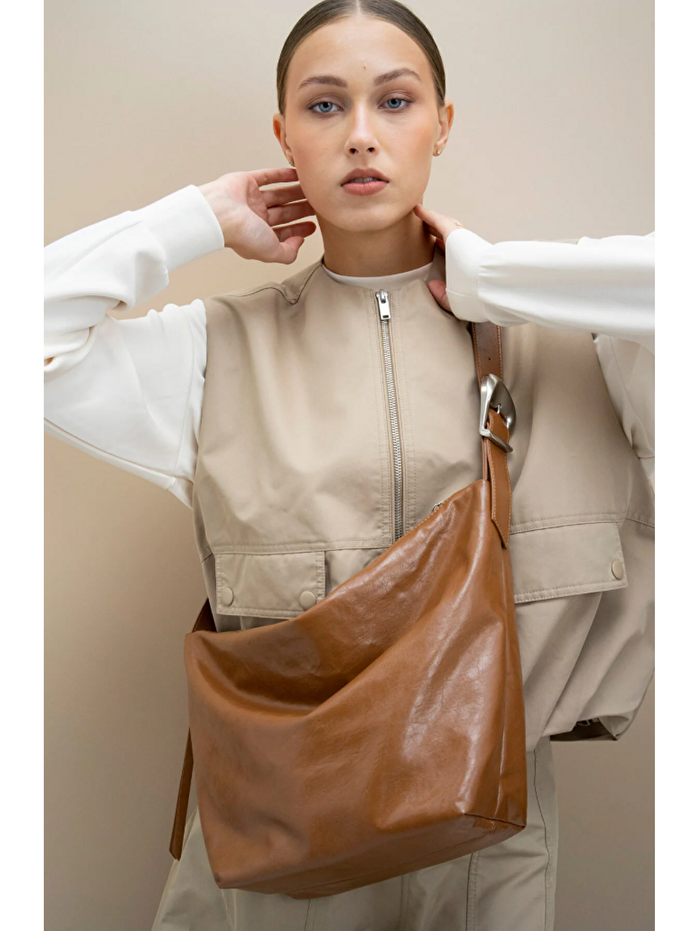 Kahverengi Kadın Omuz Çantası BYN2247-2