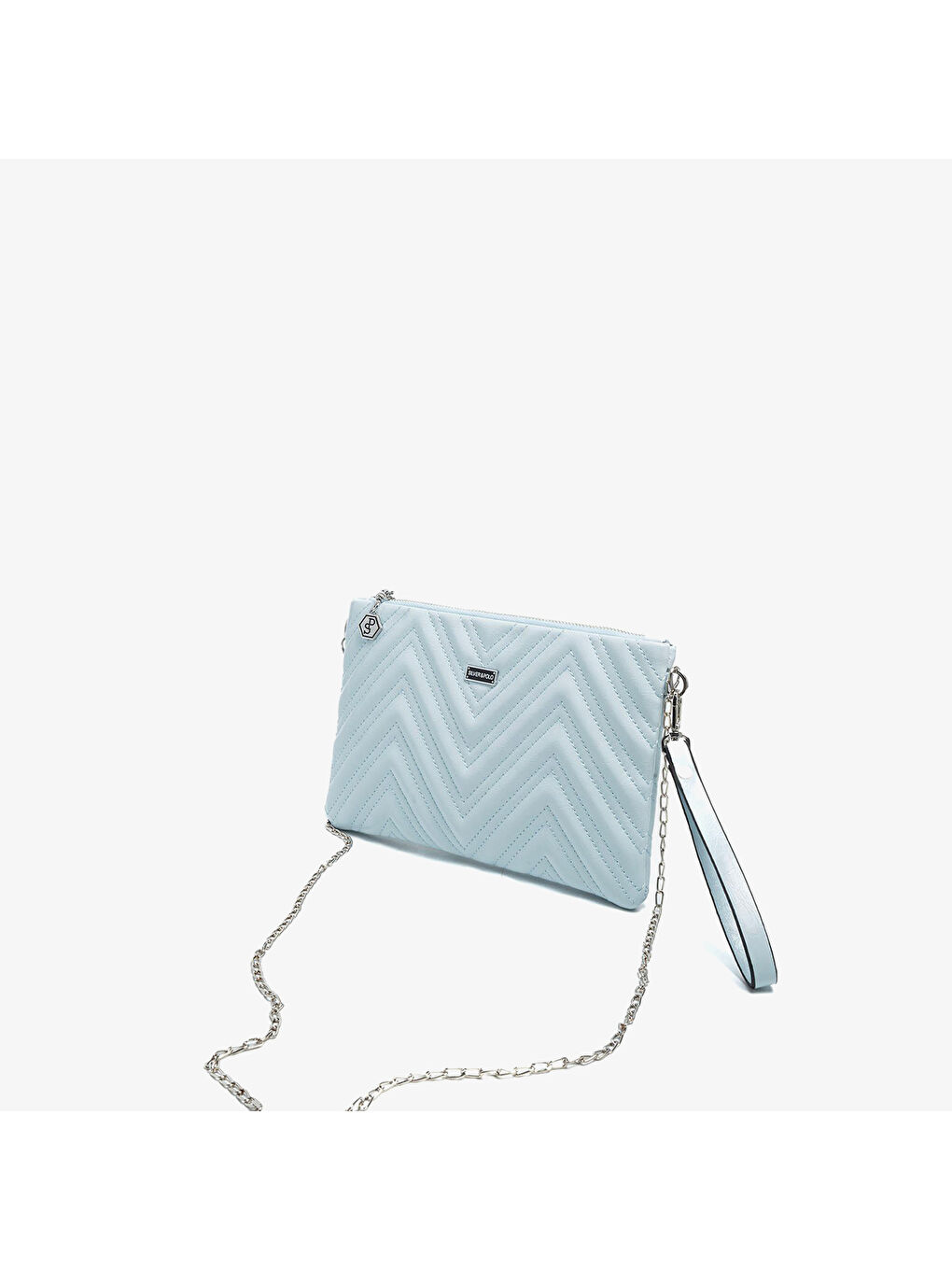 Kadın Portföy Çantası SP1250-M211 SILVER POLO Portföy & Clutch Mavi-Mavi-4