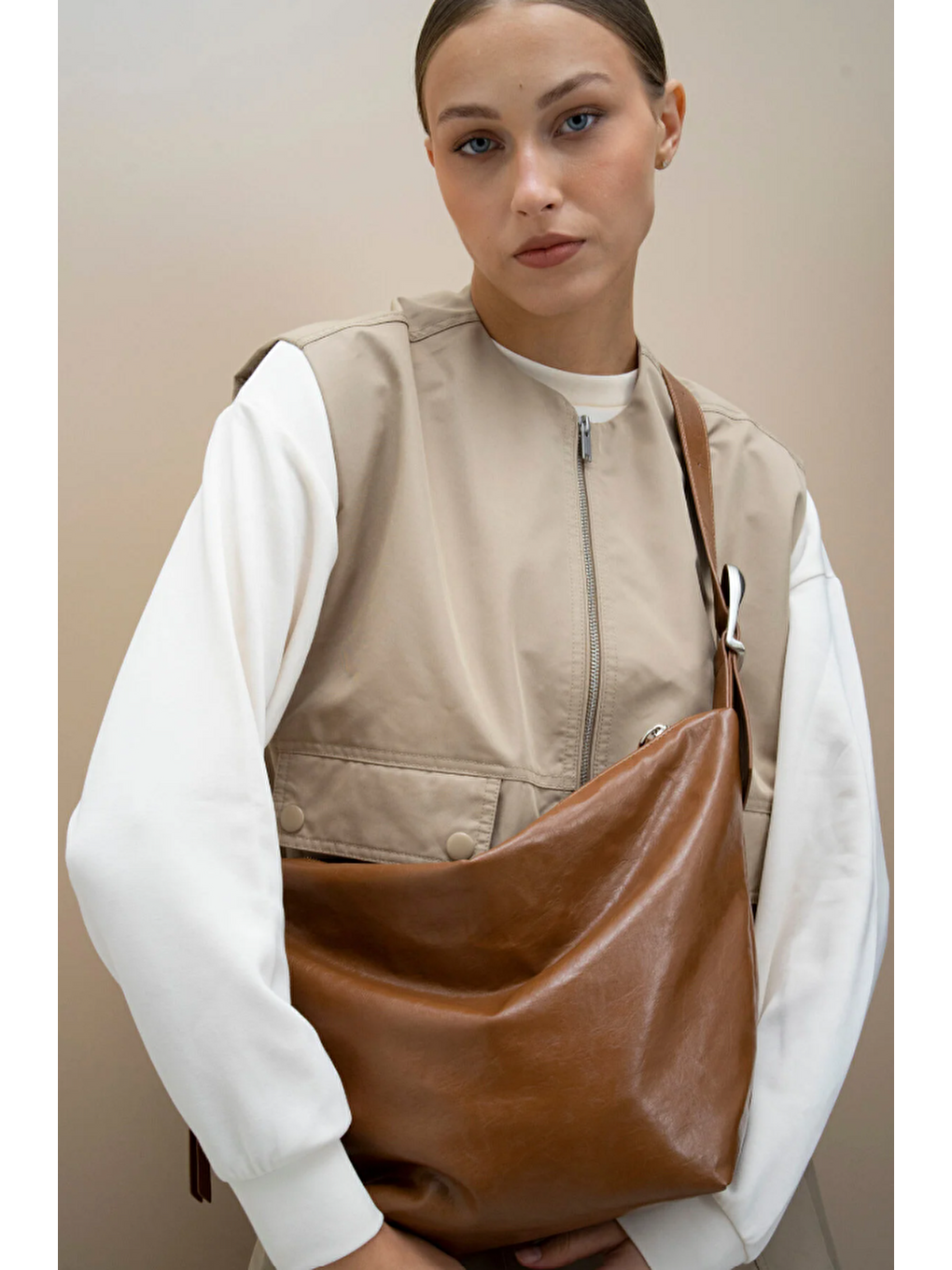 Kahverengi Kadın Omuz Çantası BYN2247-4