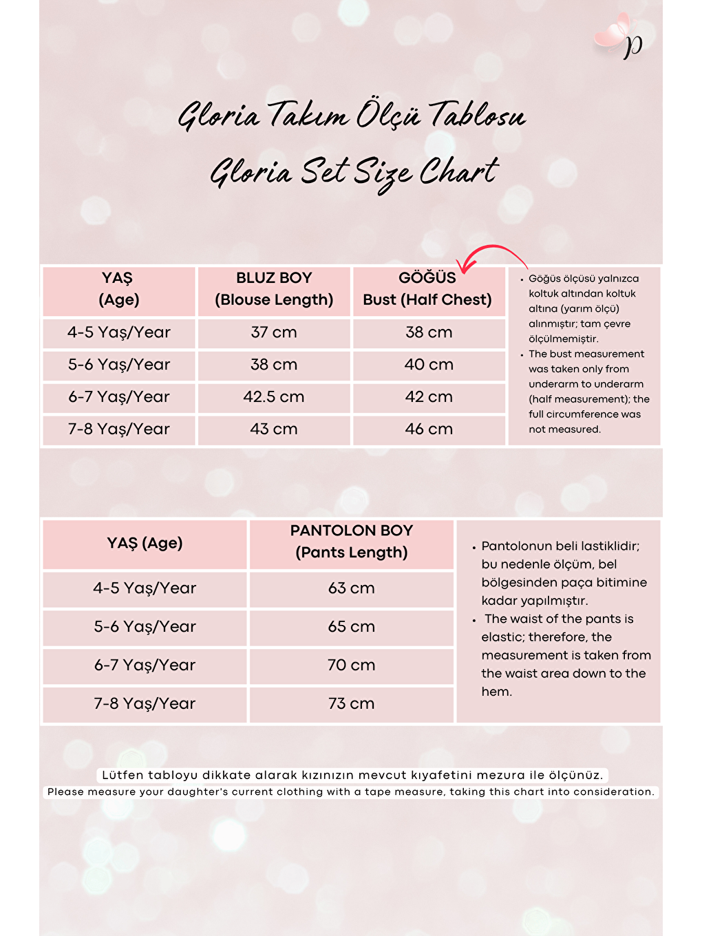 Kız Çocuk Gloria Sarı Şile Bezi Bluz Pantolon Takım-1