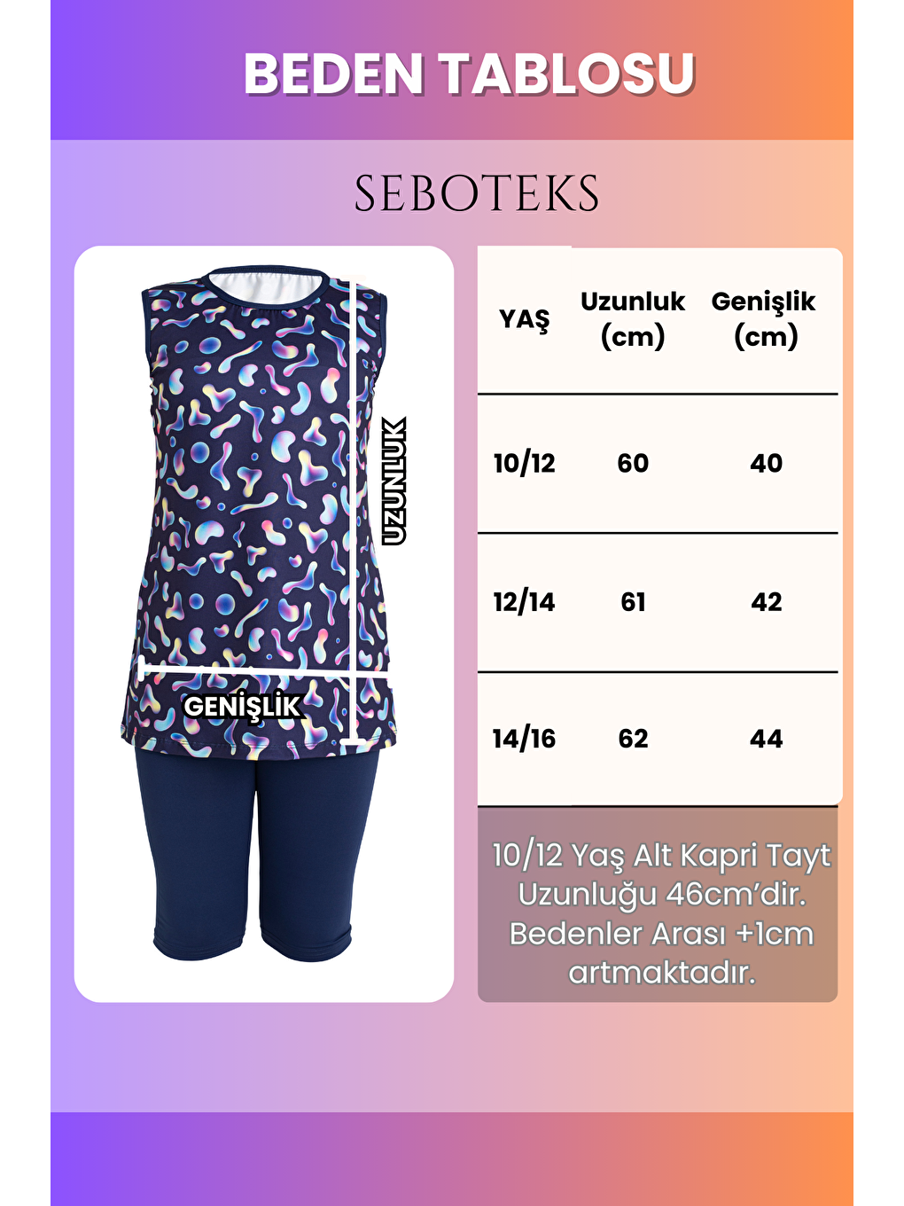 Lacivert Kolsuz Taytlı Kız Çocuk Mayo 3505-5