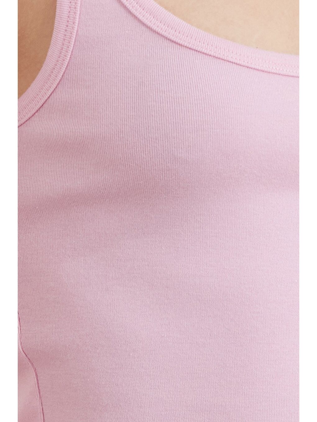 Pembe Basic Askılı Modal Elbise-4