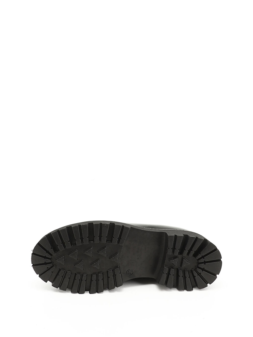 Kırmızı Kadın BAKIR-SİYAH Kalın Topuklu Tokalı Hakiki Deri Loafer Ayakkabı-3