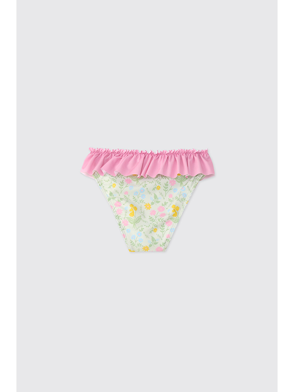 Kız Çocuk Upf 40+ Uv Korumalı Yeşil Bikini-2