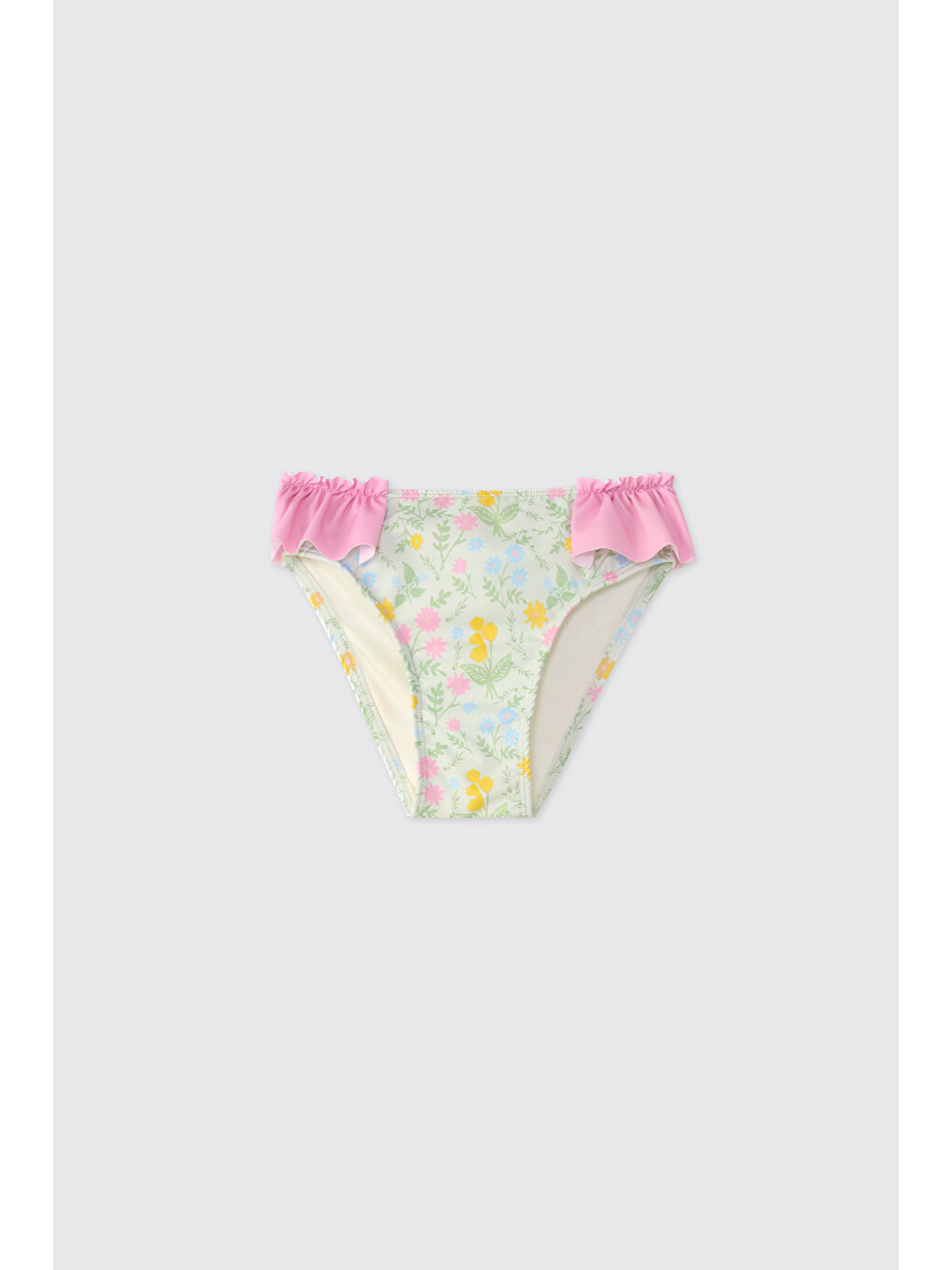 Kız Çocuk Upf 40+ Uv Korumalı Yeşil Bikini-3