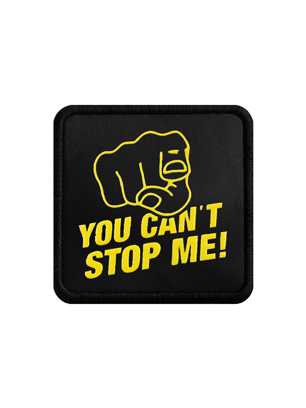 BlackBörk V1 You Can't Stop Me - 3 Kod Logolu Unisex Siyah Bench (PATCH)