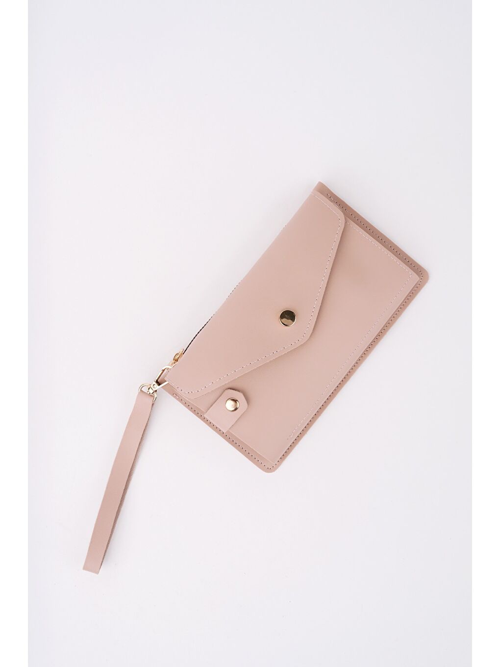 Muggo Pembe ENVELOP Telefon ve Bozuk Para Bölmeli Zarf Model Kadın Cüzdan