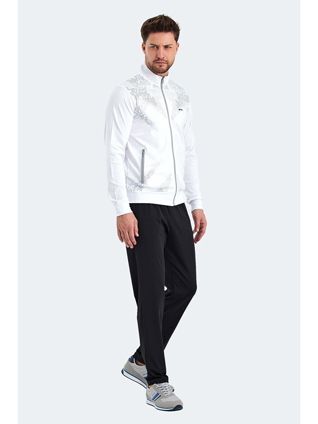 SLAZENGER RECOGNIZE Erkek Eşofman Takımı Beyaz - 5