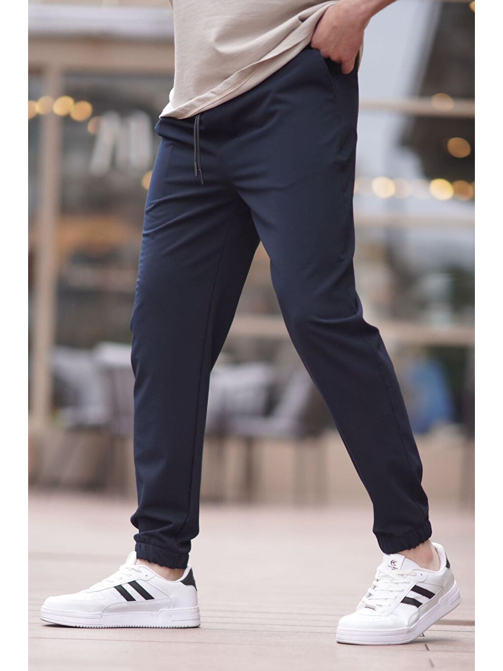 Lacivert Erkek Jogger Pantolon 6529-1