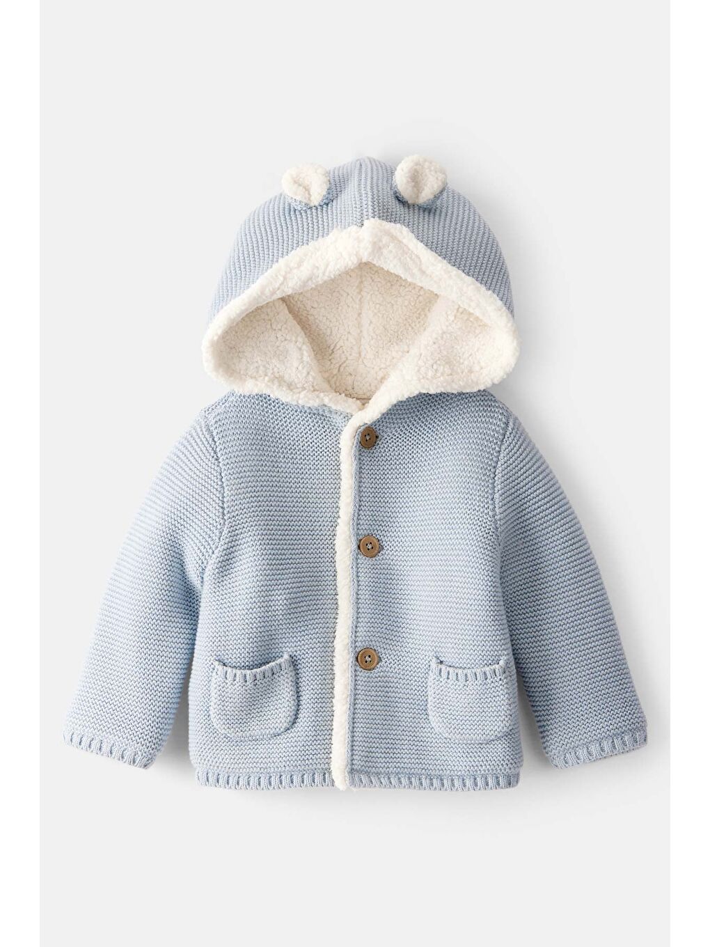 Erkek Bebek Mavi Hırka