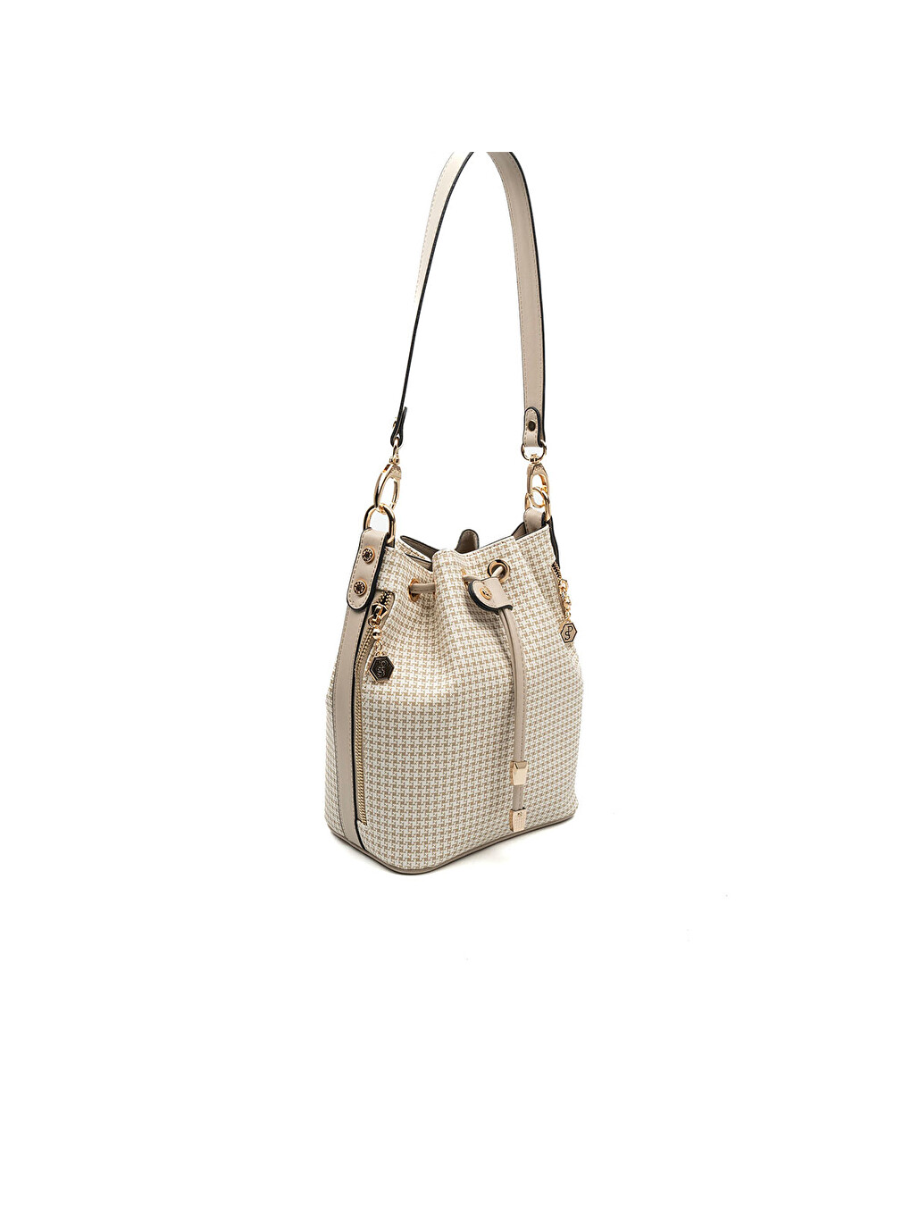 Kadın SP1137-M204 SILVER POLO Omuz Çantası Kum-Kum Beji-1