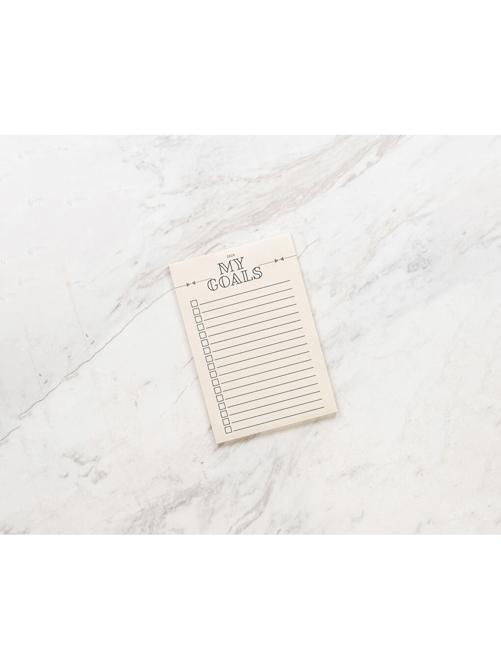 'My Goals ' Baskılı Bloknot