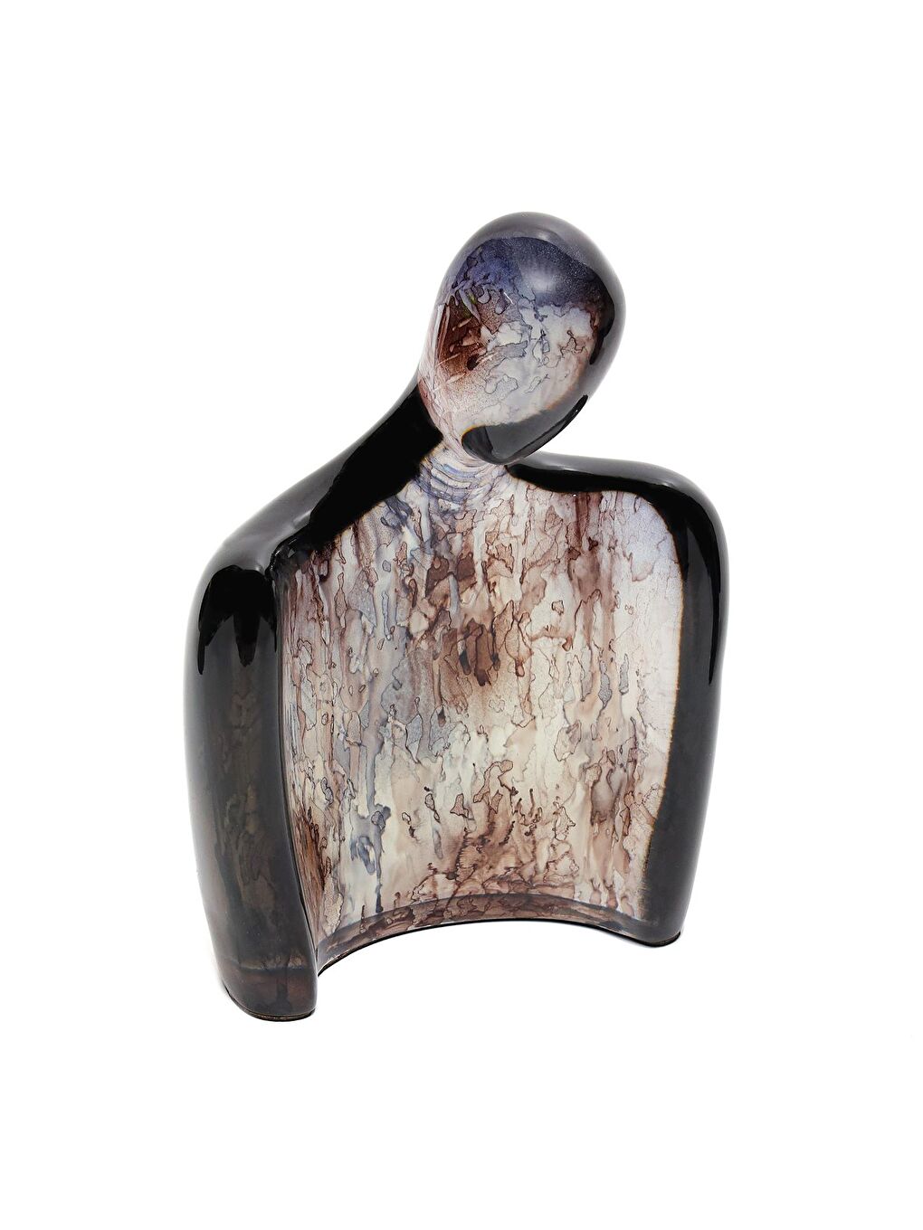 Arun Heykel- Transparan Kahverengi Batik (23 cm)-1