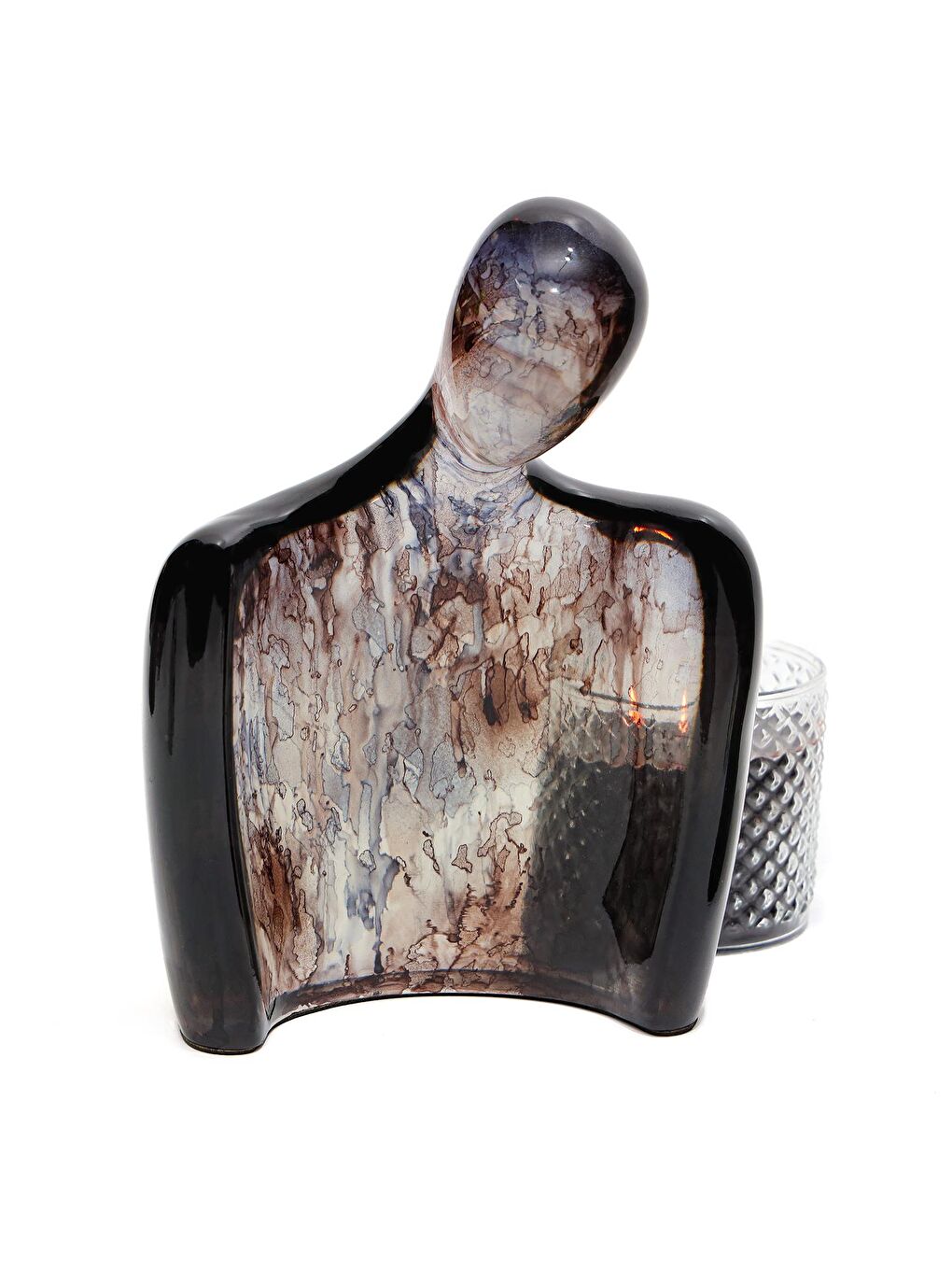 Arun Heykel- Transparan Kahverengi Batik (23 cm)-3