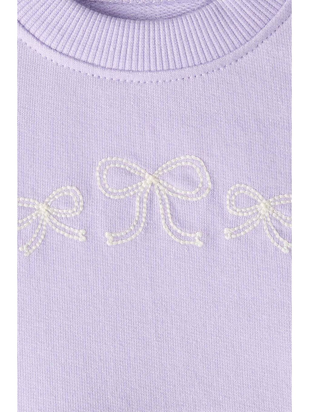 Kız Bebek Mor Elbise-4