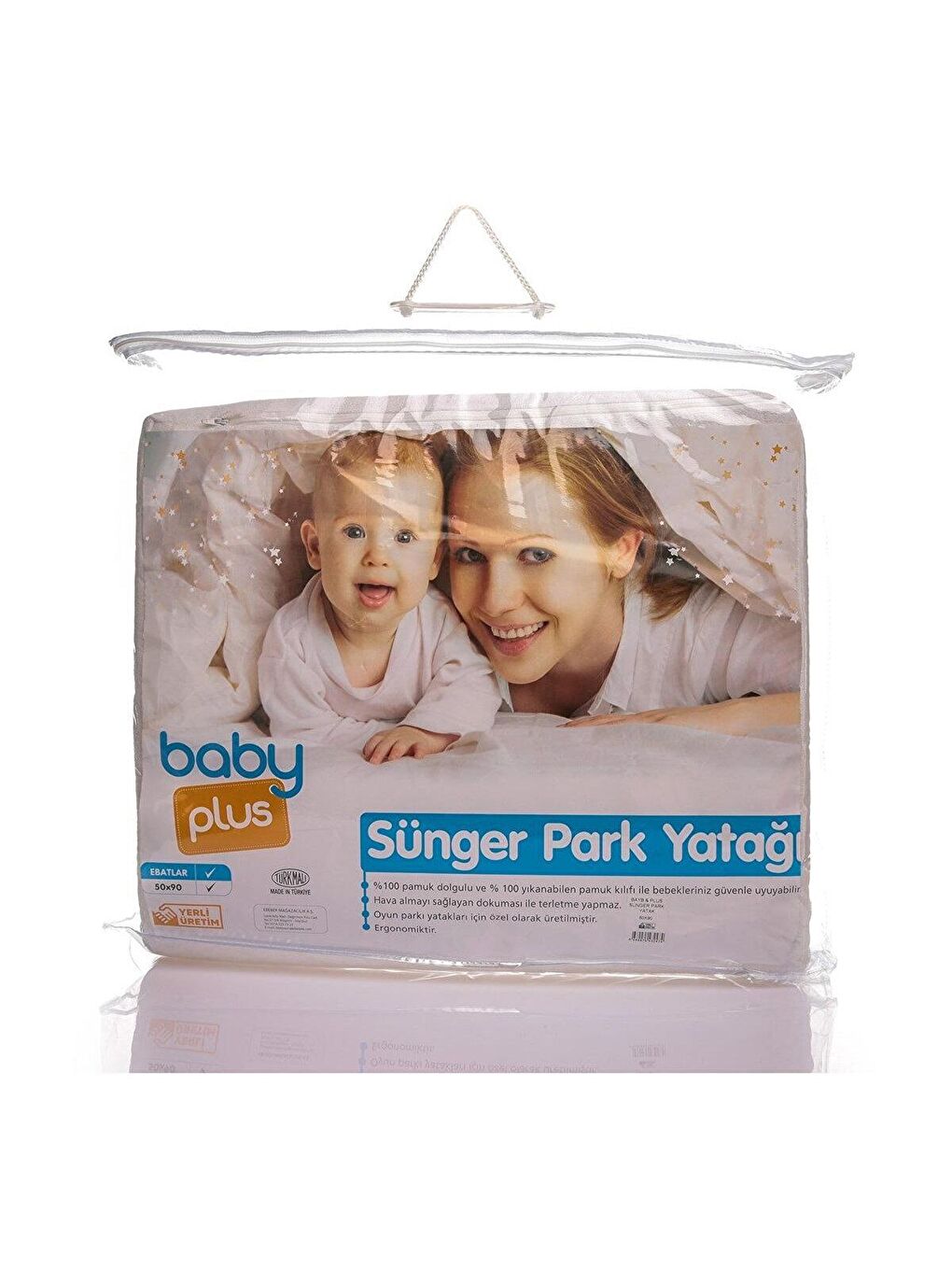 baby plus Sünger Bebek Oyun Park Yatak 50x90 cm - 1