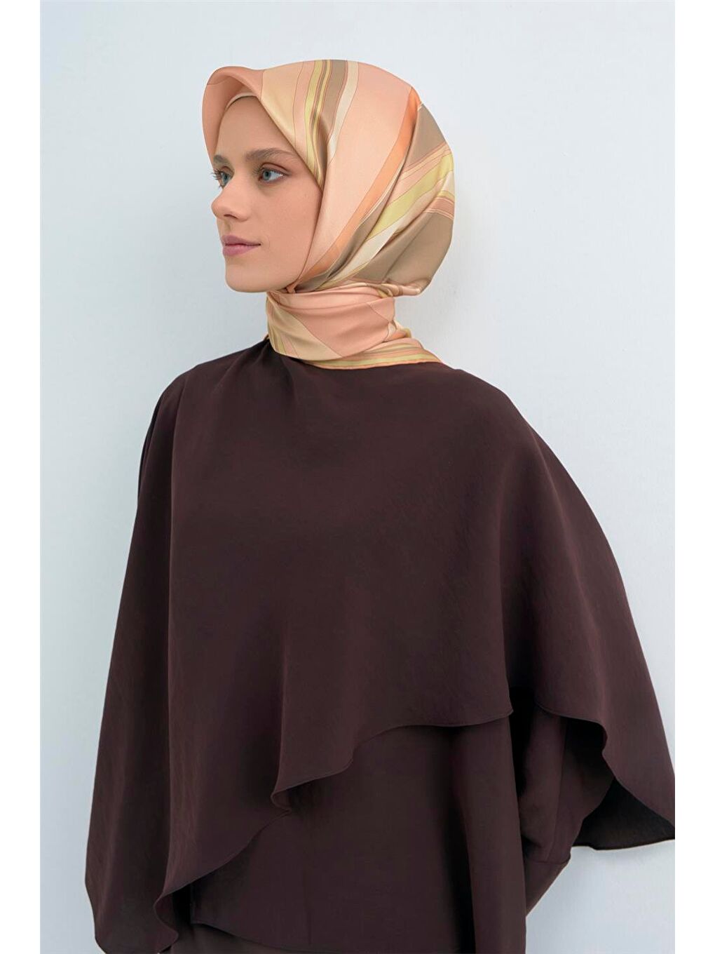 Pembe Saf İpek Sura Eşarp 9514D 52