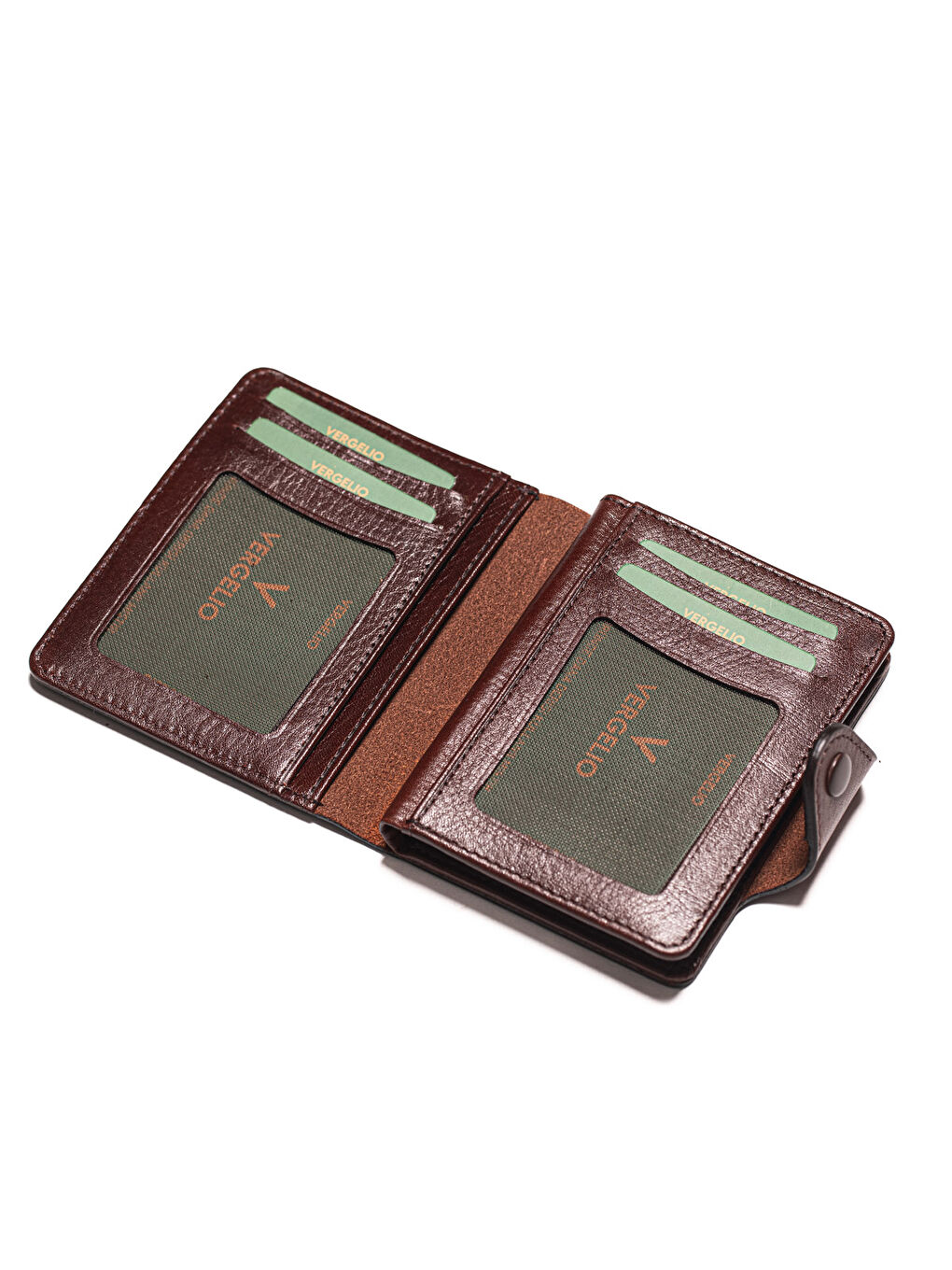 Kahverengi Erkek Cüzdan & Kartlık 866 Purse Matte Crystal wallet card holder-6