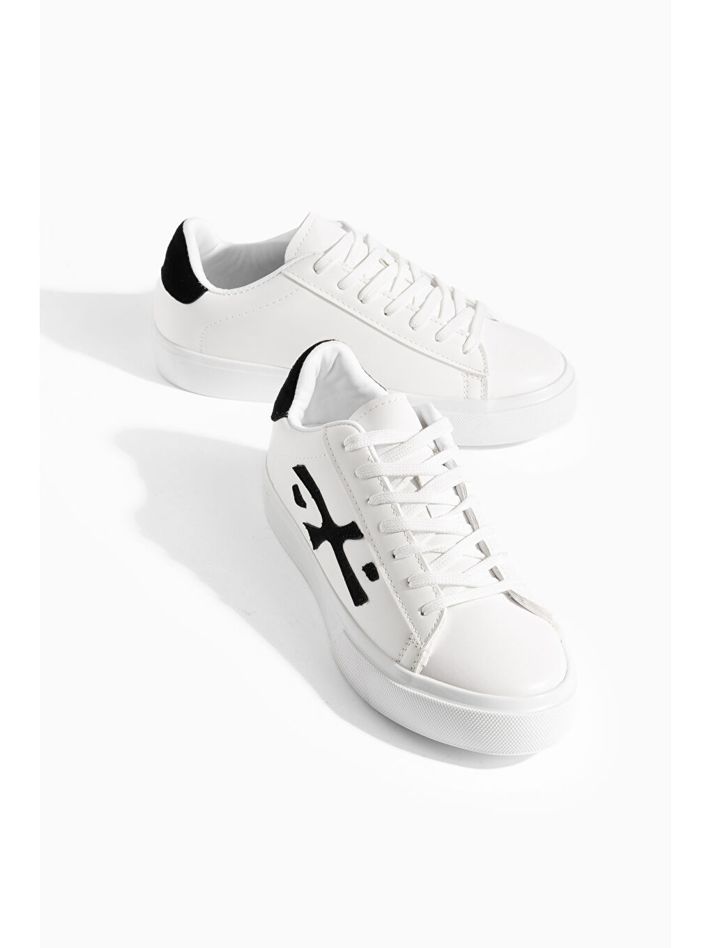 Beyaz Forden Günlük Ortopedik Kadın Sneaker Spor Ayakkabı-3