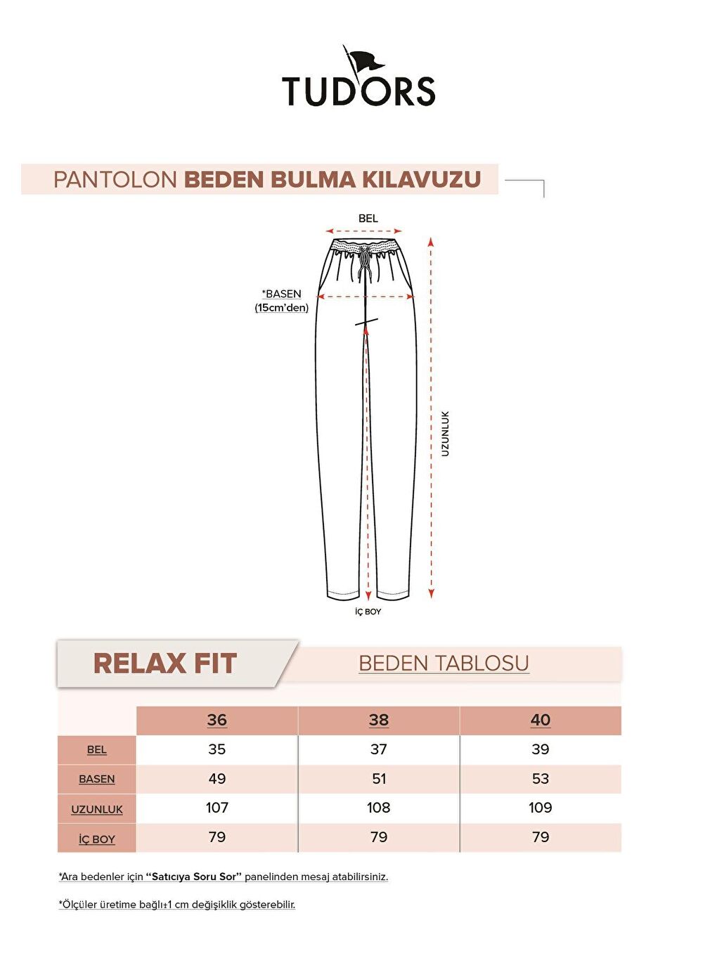 Kadın Relax Fit Beli Lastikli Bağlamalı Palazzo Geniş Paça Ekru Pantolon-4