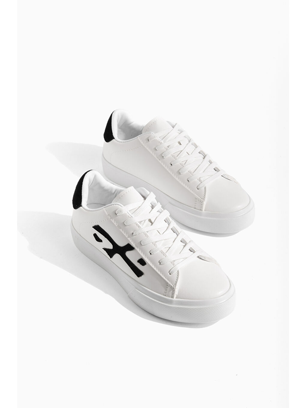 Beyaz Forden Günlük Ortopedik Kadın Sneaker Spor Ayakkabı-4