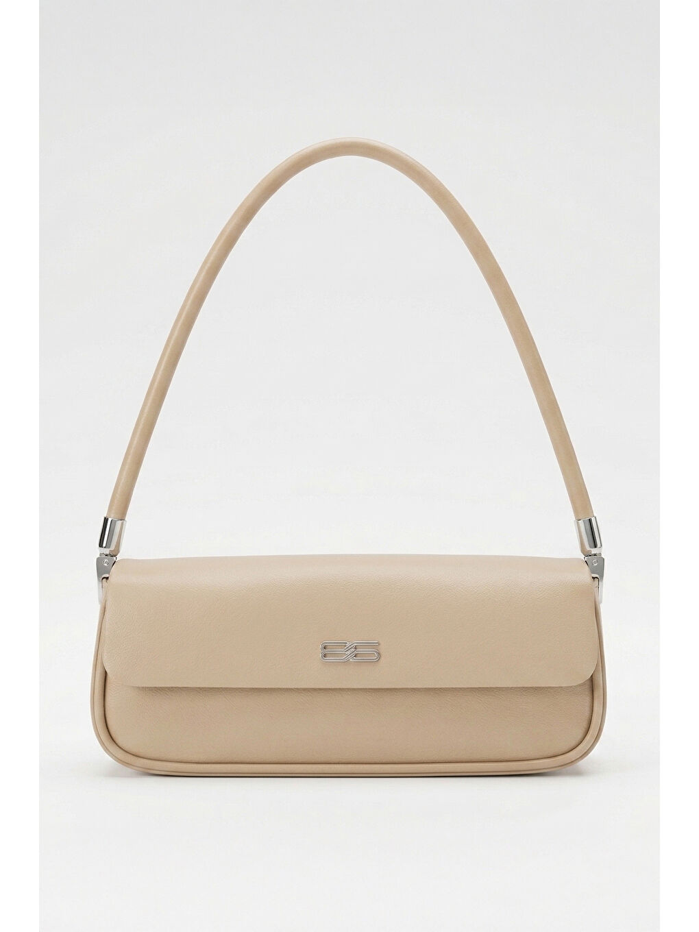 Premium İnce Askılı Baget Çanta 930414 Bej