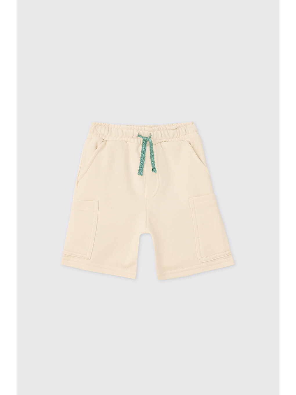 Erkek Bebek Örme Ekru Şort