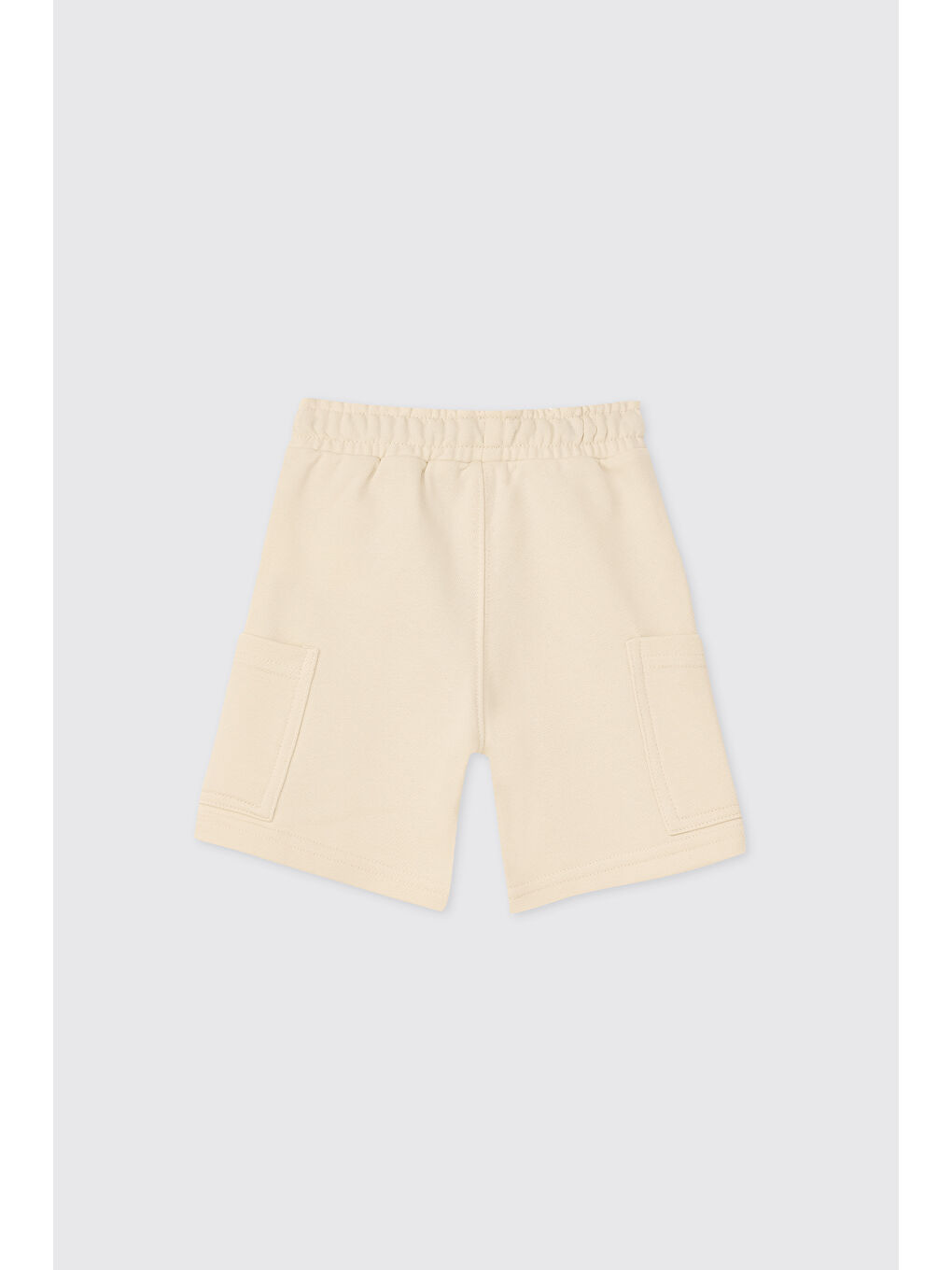 Erkek Bebek Örme Ekru Şort-1